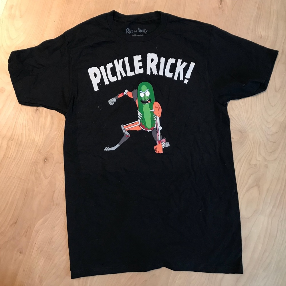 nwot Rick & Morty Pickle Rick Tee